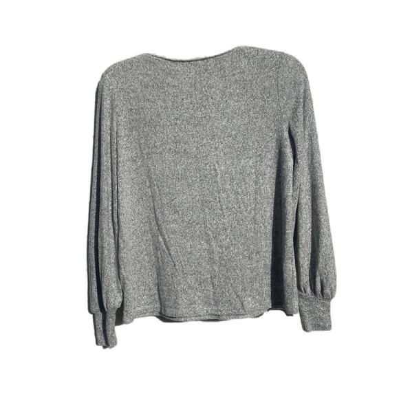 Mango Basics long sleeve sweater puff gray XS - Picture 15 of 15